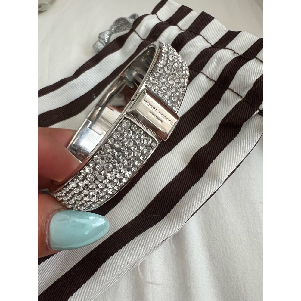 Henri Bendel Swarovski Crystal Bangle Bracelet